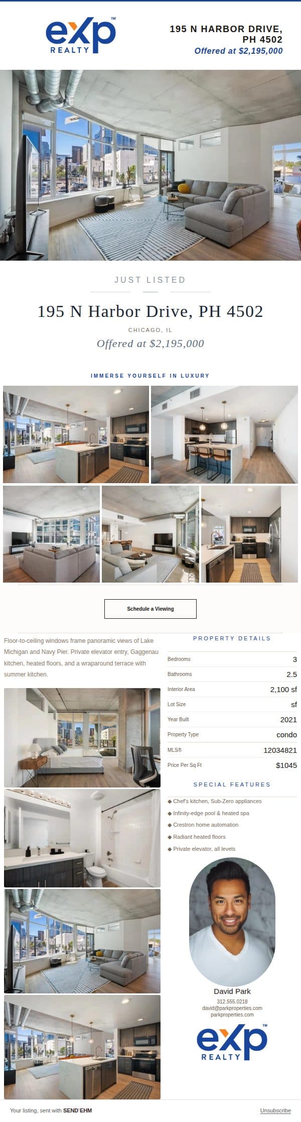 Span real estate email template preview